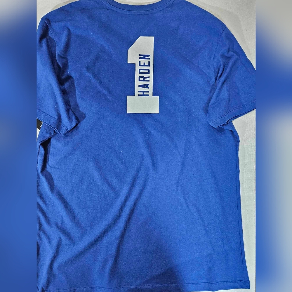 James Harden XL Philadelphia 76ers NBA Official Licensed‎ Product Jersey Tee NEW - Picture 6 of 10
